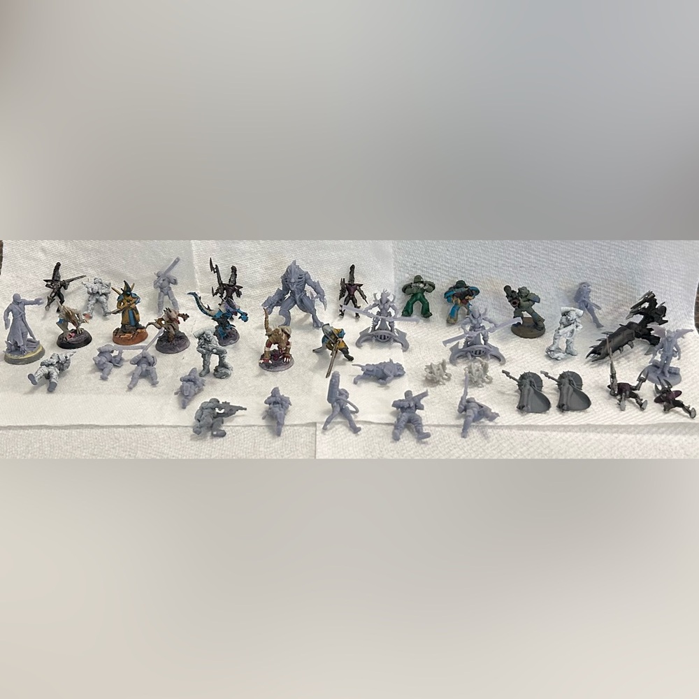 Warhammer 40k 3-D Printed Figurines